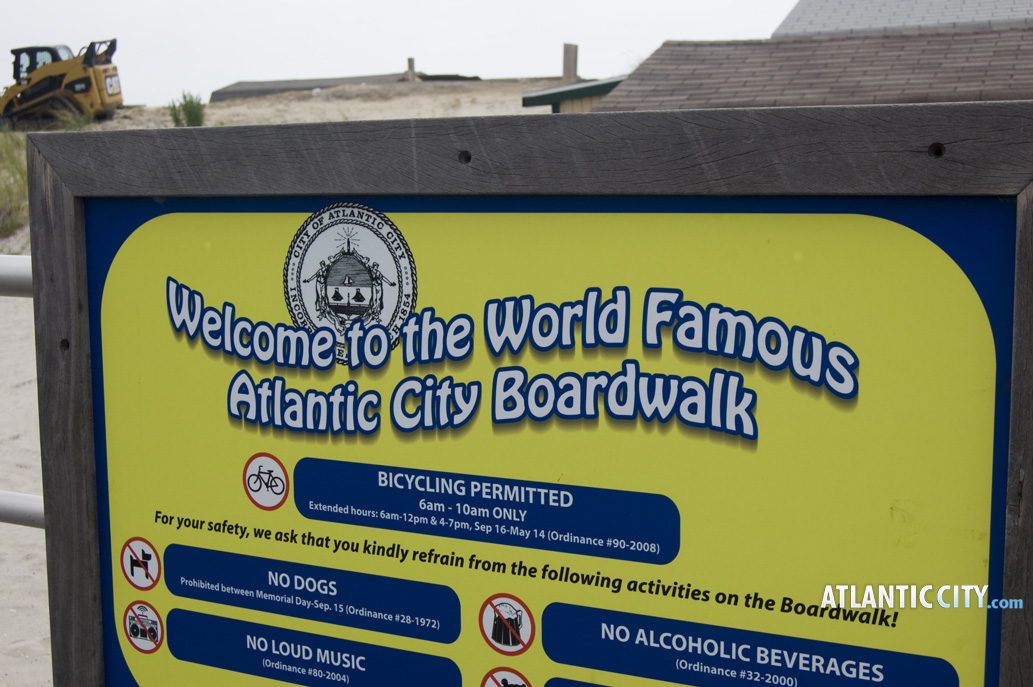 Boardwalk sign